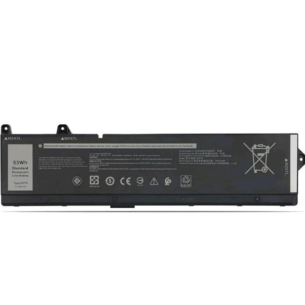 93Wh New X9FTM Battery for Precision 7670 7680 7770 7780 Series 31CP6/51/80-2